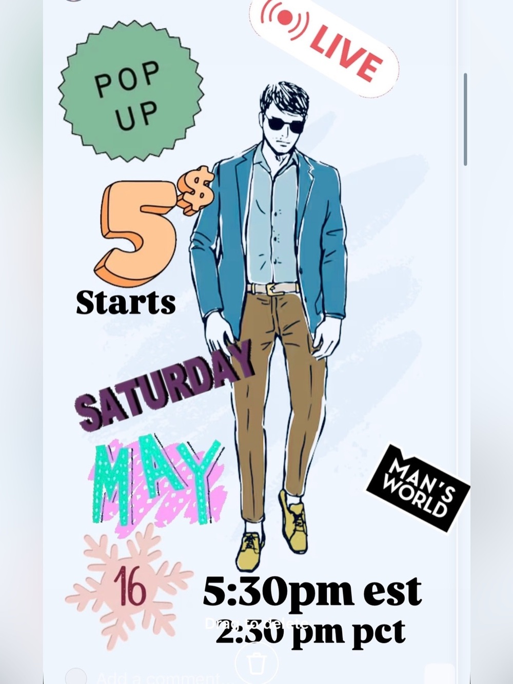 LIVE 5/16 @ 5:30pm est ALL MEN’s | LOTS NWT | $5 STARTS + PAY ONE SHIPPING - Picture 3 of 11